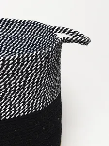 Multipurpose 100% Cotton Eco-Friendly Modern <b>Rectangle</b> <b>Storage</b> <b>Basket</b> for Drink/Food Organization Multifunction Home Use - Product Image 3