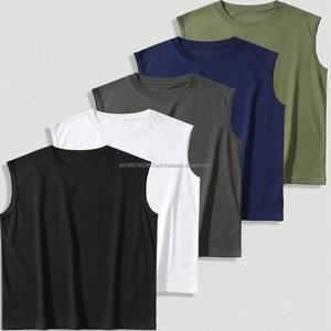 Camisetas sin mangas con espalda en Y de marca popular para hombre, 100% algodón, ropa deportiva para adultos, modelo Stringer 01, nuevo stock de ropa de alta calidad. - Product Image 6