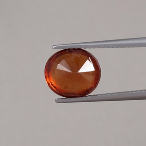 Hessonite rouge naturelle en vrac, 4,69 carats, taille ronde, 10,5x9,5 mm, qualité excellente certifiée IGI, pour la fabrication de bijoux - Product Image 3