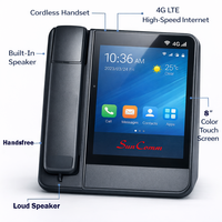 Routeur de bureau Android LTE SC-9080-4GT avec VoLTE et point d'accès Wi-Fi, garantie 1 an, SMS activé