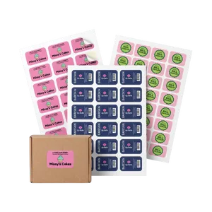 Custom Round Edge Square Rectangle <b>Sticker</b> Waterproof Vinyl Holographic <b>Label</b> Printing - Product Image 1