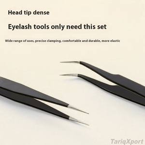 Pince à épiler pour extensions de cils de haute qualité, pointe droite, 10 mm, acier inoxydable, outil de beauté, OEM, marque privée - Product Image 6