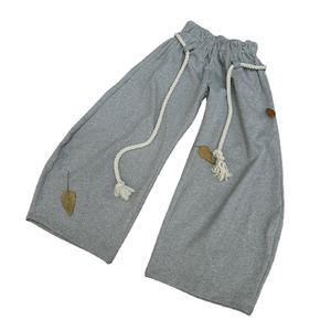 Latest Custom Made Men's Sweatpants Lightweight <b>French</b> Terry Cotton Jogger Pant Wide Leg Straight Leg Flare Baggy Trousers Style - Product Image 1