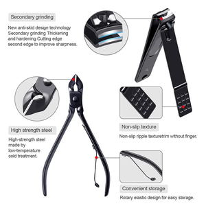 Wholesale <b>Nail</b> Clipper Set With All Manicure Tools Stylish Manicure Kit Manicure Set Professional <b>Nail</b> Clippers Kit - Product Image 3