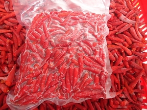 IQF Frozen <b>Red</b> <b>Hot</b> Chili Pepper Whole Natural Premium Quality Vietnam Supplier - Product Image 3