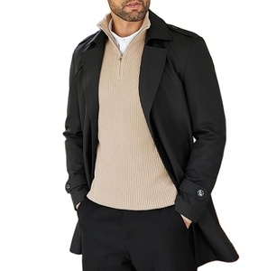 Pull-over homme personnalisable avec logo brodé, coupe classique, couleur unie, numérique, écologique, pour l'automne – Vente en gros de haute qualité - Product Image 3