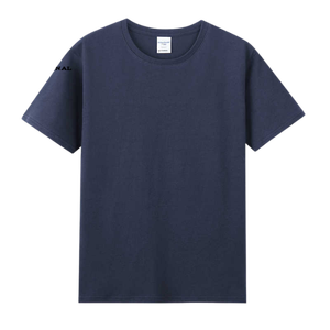 Camiseta de Manga Corta para Hombre, Color Sólido, Corte Regular, Cuello Redondo, 100% Algodón, Tejido Jersey Informal, Tinte Liso, Rosa Claro - Product Image 2