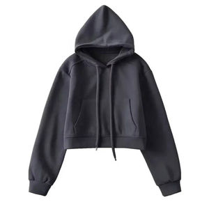 Sudadera con capucha de nuevo estilo, tejida, informal, para uso diario, estilo streetwear, para mujer. - Product Image 5