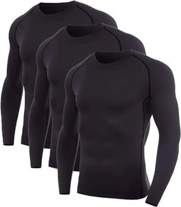 Maillot de compression à manches longues pour homme, sur mesure, à séchage rapide, pour MMA, BJJ, natation, surf, aviron, en vente - Product Image 1