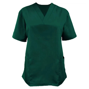 Wholesale High Quality Worsted Fabric Hospital <b>Doctor</b> Scrubs Uniforms Pharmacy Medical Nurse Women Custom Logo Plain Uniform <b>Set</b> - Product Image 4