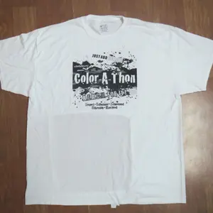 Promoção Presente verão algodão Em Branco T Shirts Impressão Personalizada Em Torno Do Pescoço Regular fit T-shirt para Homens Mulheres e crianças tamanho