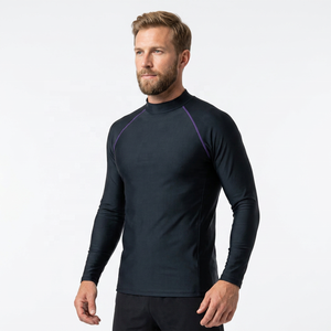 Rashguard de combat BJJ Jiu Jitsu personnalisé pour homme, en polyester, coupe ajustée, manches longues, compression, protection UPF50, respirant - Product Image 2