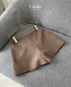 RTS Coshe Paul Shorts Hot Shorts Elegantes Cintura Alta Seda/Algodón Secado Rápido Transpirable Minimalista Mujeres Oficina Ropa Casual - Product Image 3