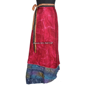 New 2026 <b>Skirt</b> Ladies Silk <b>Wrap</b> <b>Skirt</b> Vintage Beautiful Women Silk Magic <b>Wrap</b> <b>Skirt</b> Magic 38" Sarong Pareo Custom Latest Design - Product Image 3