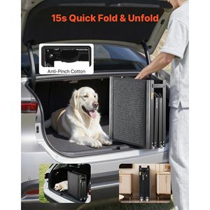 Rampa Pieghevole per Cani di Taglia Media e Grande fino a 113 kg, 180 cm L x 43 cm L, Rampa per Auto con Superficie in Feltro Antiscivolo per Proprietari di Animali - Product Image 5