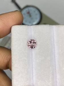 Turmalina Rosa Bebé, Corte Brillante Redondo, Gema de 6.20mm, Piedra Suelta Natural Facetada de 0.85 Ct para Joyería - Product Image 3