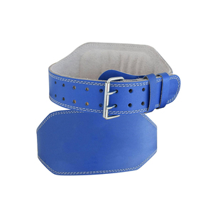 Cinturón Profesional de Levantamiento de Pesas para Gimnasio con Cierre de Hebilla, Material de Cuero Vacuno, Impermeable y Ligero - Product Image 1