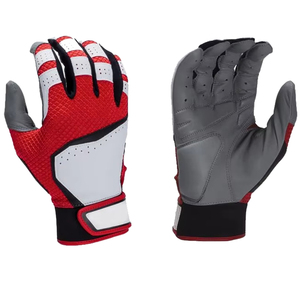 Customized Color Adult Leather Batting Glove Right Hand Training Use Custom Logo Design - Product Image 2