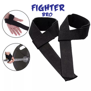 Fighter Bro Green Nylon <b>Weight</b> Lifting Strap Adjustable Gym Fitness Support Brace Comfortable Universal Use - Product Image 5