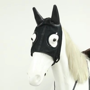 New Design Horse Fly <b>Mask</b> with Ears UV Protection Fly <b>Mask</b> Comfortable Breathable Elasticity Fly <b>Mask</b> with Big Mesh <b>Eye</b> Covers - Product Image 3