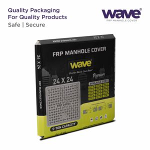 ฝาปิดท่อระบายน้ำ FRP แบบสี่เหลี่ยม ขนาด 36 x 36 นิ้ว รับน้ำหนักได้ 5 ตัน ผลิตจากพลาสติกเสริมแรงด้วยไฟเบอร์กลาส - Product Image 6