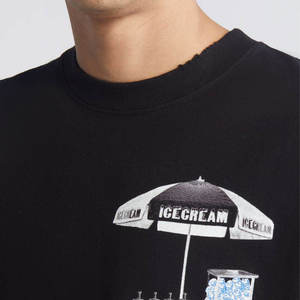 เสื้อยืดคอกลมแขนสั้นผู้ชายผ้าโพลีเอสเตอร์ 100% แห้งเร็ว พิมพ์ลาย 3 มิติ ทรงปกติ น้ำหนัก 220 กรัม พิมพ์ลายขนาดใหญ่ - Product Image 3