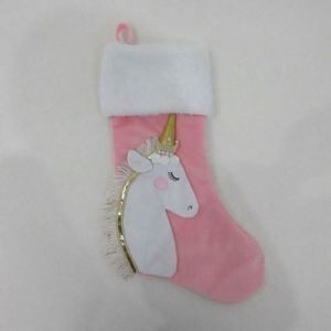 Nuevas Medias de Navidad de Felpa con Muñeco sin Rostro Bordado, Bolsas de Regalo al por Mayor para Dulces, Calcetines Navideños - Product Image 4