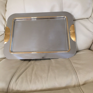 Elegant Gold Crafts Stainless Steel Dinner <b>Table</b> Decor Accessories for Home Hotel Restaurant Use-Dishes & Plates - Product Image 2