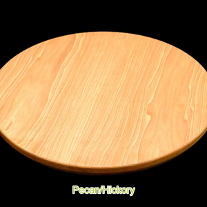 Wood Double Tier Rotating <b>Tray</b> Smooth-Spin Lazy Susan for Tabletop <b>Spice</b> Serving - Product Image 1