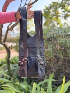 Sac à dos en cuir de vachette véritable à la mode, style western, sacs de voyage, sacs unisexes multi-usages, vente en gros, produit en vrac - Product Image 3