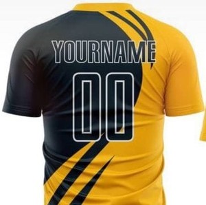 ชุดยูนิฟอร์มอเมริกันฟุตบอลแขนสั้นแบบมีสายรัดรูปตัว T ดีไซน์สั่งทำพิเศษ ระบายอากาศได้ดี คุณภาพสูง ผลิตจากโพลีเอสเตอร์ 100% - Product Image 3