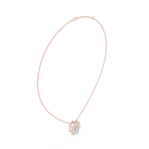 Collier pendentif carré en or avec diamant de laboratoire – Collier minimaliste géométrique pour femme, idéal au quotidien - Product Image 5