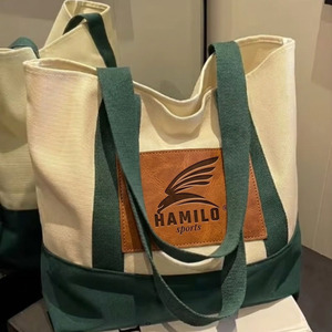 Sac fourre-tout en toile personnalisé de haute qualité avec logo numérique/soyeux/par transfert thermique/broderie – Cadeau d'entreprise promotionnel, taille personnalisable - Product Image 1
