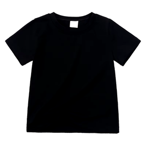 T-shirt décontracté en coton 100% pour homme avec short imprimé en sérigraphie, design vierge, t-shirts écologiques à manches courtes pour enfants - Product Image 3