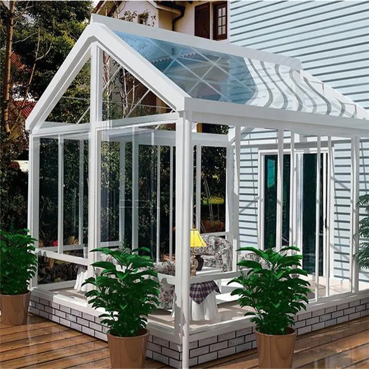 Topwindow Aluminium Winter Tuin Vier Seizoenen Aluminium Victoriaanse Veranda Met Vouwdeuren