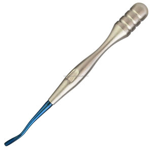 WORLD PRECISION SURGICAL Elevador de Raíz PDL Dental Luxating, Plata, Agarre Acolchado Deluxe, Instrumento Manual para Cirugía Oral, Clase I CE - Product Image 5