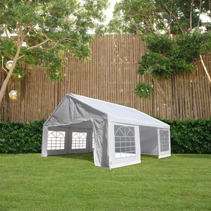 20x20 Heavy Duty Outdoor Wedding & Party <b>Tent</b> Marquee <b>Canopy</b> for Events Carport BBQ Shelter Storage Space - Product Image 2