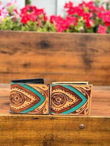 กระเป๋าสตางค์หนังแบบพับมือสำหรับผู้ชายดีไซน์แบบมีซิปยาวที่ใส่เงินสดได้อเนกประสงค์สีแทนมีสไตล์เหมาะเป็นของขวัญสำหรับเขา - Product Image 3