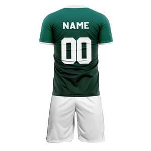 Conjunto de camiseta y pantalones cortos de fútbol personalizados para hombre – Ropa deportiva transpirable para entrenamiento, partidos de fútbol, clubes y práctica - Product Image 2