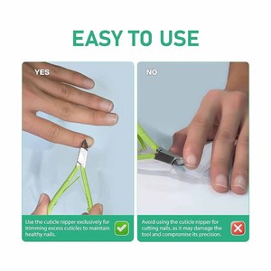 <b>Cuticle</b> <b>Trimmer</b> Nail <b>Cuticle</b> Cutter Stainless Steel <b>Cuticle</b> Nippers with Sharp Blades of <b>Cuticle</b> Remover - Product Image 4