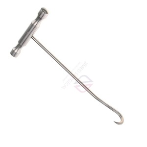 Gancho para Huesos de Acero Inoxidable Alemán con Mango en T de 8 Pulgadas |   Instrumento Quirúrgico Ortopédico Reutilizable Grande para Retracción Ósea - Product Image 4