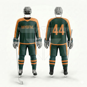 Uniforme de Hockey sobre Hielo de Diseño Único y Económico, Ropa Deportiva para Equipos Universitarios, Conjunto Personalizado, Tallas Grandes, Secado Rápido, Transpirable, OEM - Product Image 4