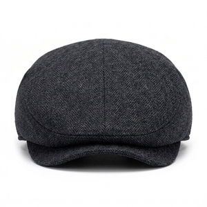 Private Label <b>Flat</b> Cap Custom Vintage Driving <b>Hat</b> Breathable Comfortable Casual Unisex OEM ODM Manufacturing Low MOQ - Product Image 1