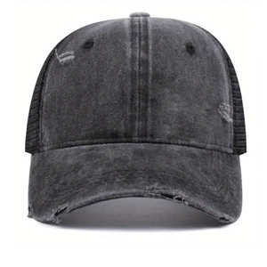 Gorra deportiva modal de alta calidad, ajustada, con diseño moderno, gorra de malla tipo trucker y gorra de béisbol con logo, gorra trucker para exteriores. - Product Image 4