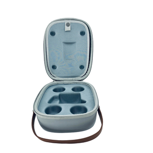 Ziversy EVA <b>Foam</b> EVA-010 Modern Tool Case Zipper Closure Custom Logo Reusable <b>Waterproof</b> Shockproof Pale Turquoise Travel Case - Product Image 2