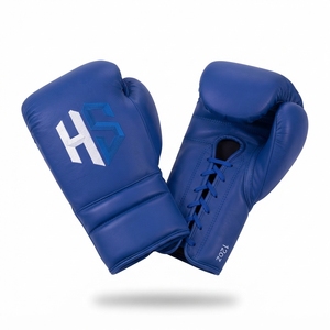 Boxing Training Gloves Competition laced up Boxing Wrist Support Fight Gloves Sandbag <b>Pro</b> Fight <b>Fitness</b> Punching Gloves - Product Image 6