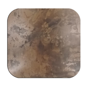 Premium Heat Stained Stainless Steel Sheet Burnt Effect Decorative Metal <b>Plate</b> Custom Industrial <b>Surface</b> Finish OEM - Product Image 1