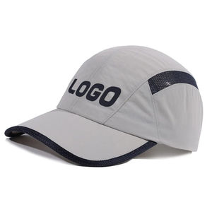 Unisex Breathable Waterproof 6-Panel <b>Flat</b>-brimmed Ultra-short Brim Equestrian British Style Snapback Cap - Product Image 2