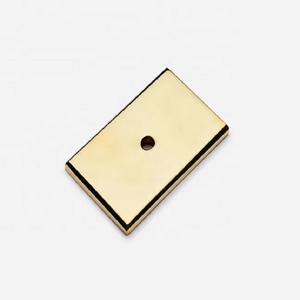 Poignées de meubles modernes en laiton bronze, plaque arrière rectangulaire, design classique durable, pour portes, tiroirs, commodes, maison et bureau - Product Image 3