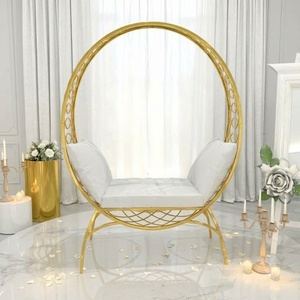 Weatherproof Powder Coated Wrought Iron European Design KHP Park <b>Bench</b> Custom Hand Forged Metal <b>Garden</b> Long Chair 2-Seater - Product Image 3